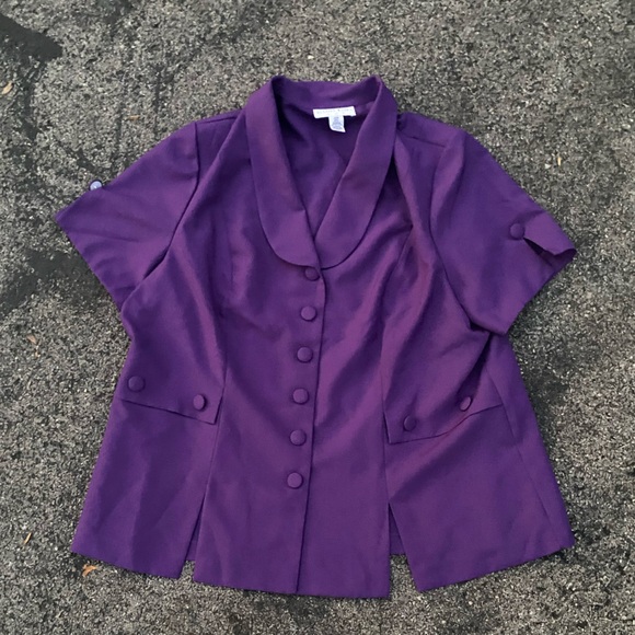 Allison Woods Women's 2 Piece Jacket/Skirt Dress Set Size 28W - Picture 9 of 16